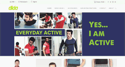 Desktop Screenshot of didasportswear.com